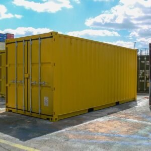 Yellow 20ft used container.