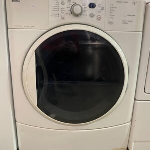 White washing machine (auto wash & dry)