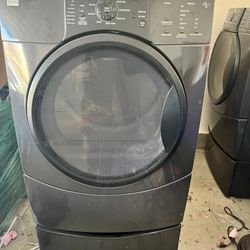 Gray auto used washing machine