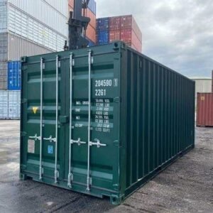 Green used 20ft container