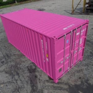 Pink 20ft used container